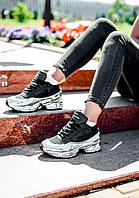 Женские кроссовки  Adidas Raf Simons Ozweego Black Silver
