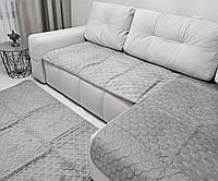 Накидки-дивандеки на диван та крісла, багатофункціональні 3 полотна