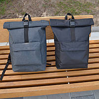 Рюкзак Ролл Топ. Дорожная сумка, сумка для похода. Модель №9237. RF-170 Цвет: серый