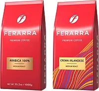 Набор кофе в зернах Ferarra Arabica 100% 1 кг х Crema Irlandise 1 кг