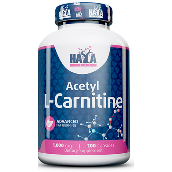 Haya Labs Acetyl L-Carnitine 1000mg 100caps, фото 1