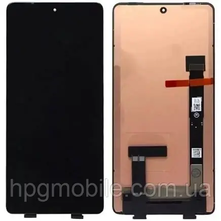 Дисплей Motorola Moto Edge 30 (XT2203) Модуль AMOLED (екран,сенсор) оригінал, Чорний, фото 1