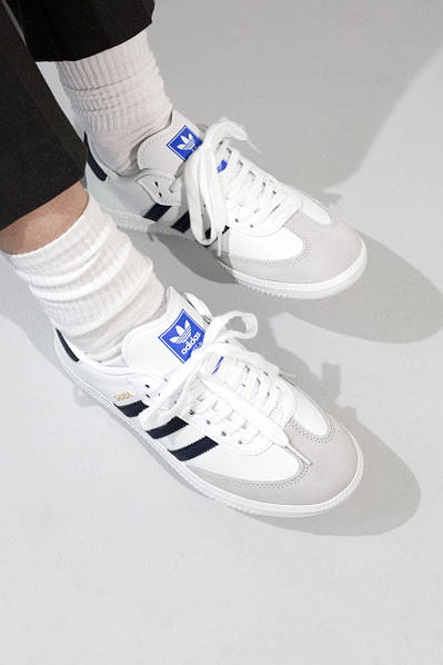 Samba white blue on sale