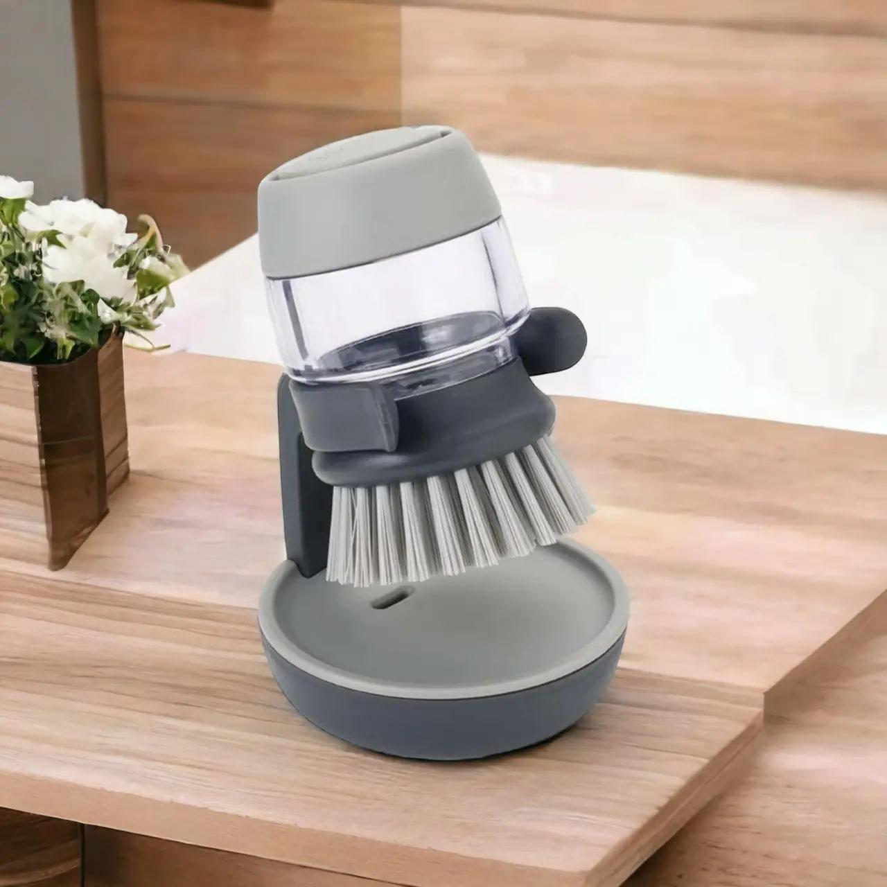 Щітка з дозатором мийного засобу Багатофункціональна щітка з дозатором для чищення посуду SS&V