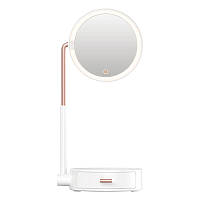 Дзеркало BASEUS Smart Beauty Series Lighted Makeup Mirror with Storage Box |3 Level touch brightness|