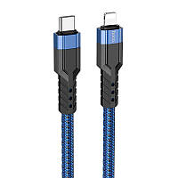 Кабель Hoco Type-C to Lightning charging data cable U110 |1.2m, 20W, 3A|