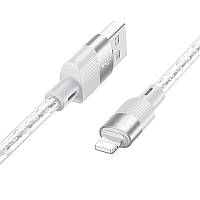 Кабель HOCO X99 Crystal junction Lightning silicone charging data cable |1m, 2.4A|