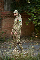Весенняя бюджетная форма костюм Terra для ЗСУ ВСУ, комплект тактический армейский летний военный 3XL, Мультикам