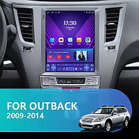 Штатна магнітола Subaru outback 3, legacy 4 2009-2014 tesla на Android, з підтримкою камери заднього виду