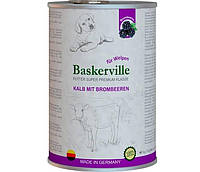 Влажный корм для собак Baskerville Super Premium Kalb Mit Brombeeren Телятина и ежевика 800 г EJ, код: 7999664