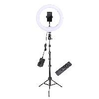 Тримач з кільцевим освітленням Bluetooth 12 " YQ-320A light set (Kit2)  |170cm Stand, Plug Powered,