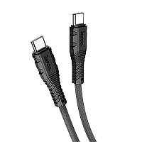 Кабель Hoco Type-C to Type-C Nano silicone charging data cable X67 |1.2m, 60W, 5A|