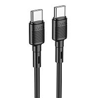 Кабель Hoco Type-C to Type-C Victory charging data cable X83 |1M, 60W, 3A|