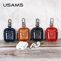 Чохол USAMS Шкіряний For Airpods US-BH475