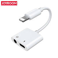 Перехідник JOYROOM Lightning to 3.5 mm AXU / Lightning Ben Series S-Y104 |1.5A|