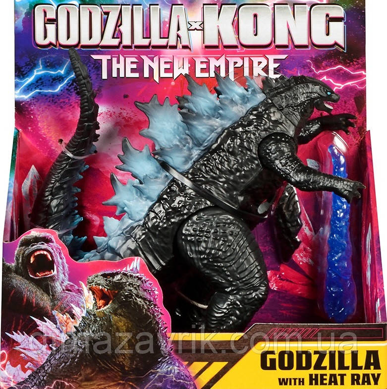 Ігрова фігурка 352011 Godzilla x Kong Годзилла та Конг Нова імперія "Годзилла до еволюції з променем" 15 см, фото 1