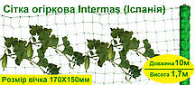 Сітка огіркова шпалерна, Intermas (Іспанія), ширина 1,7 м, довжина 10м