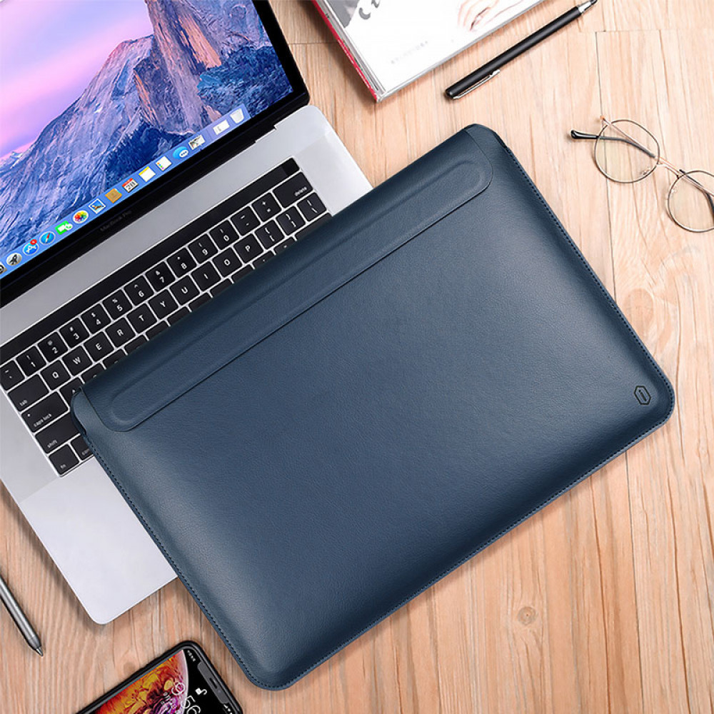 Сумка-чохол WiWU Skin Pro Portable Stand Sleeve Bag для ноутбука 13.3'' синя