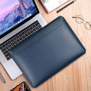Сумка-чохол WiWU Skin Pro Portable Stand Sleeve Bag для ноутбука 13.3'' синя