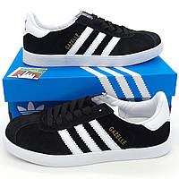 Чорні кросівки Adidas Gazelle натуральна замша 36. Розміри в наявності: 36, 37, 38, 39, 40, 41.