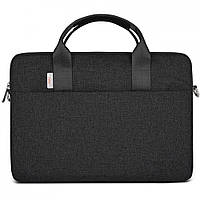 Сумка для ноутбука WiWU Minimalist Laptop Bag с ремешком 14" (14.2") черная