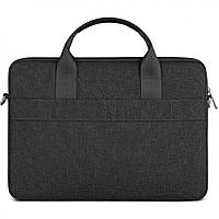 Сумка для ноутбука WiWU Minimalist Pro Laptop bag с ремешком 14" черная