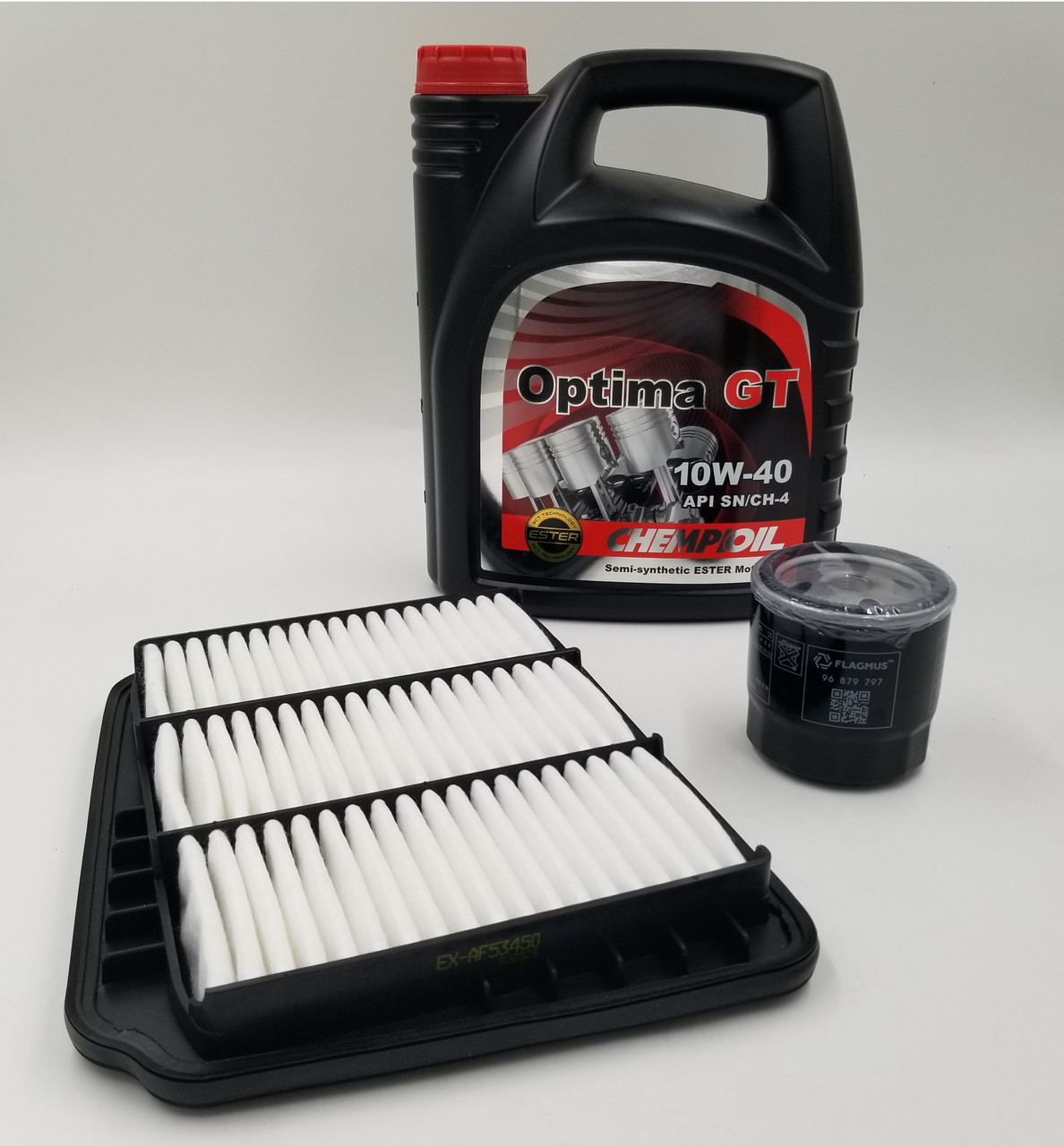 Мастило Chempioil 10W-40 і фільтра Лачетті (мастило+фільтр повітряний+олійний), фото 1