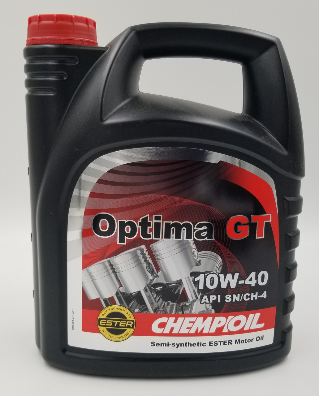 Масло ДВЗ 10W-40 Chempioil Optima GT SN/CF, ACEA A3/B4, 4-л напів-синтетика Chempioil - Швейцарія, фото 1