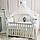 Дитяча постіль Маленька Соня стандарт, 7 елементів kolibri молочний, фото 10