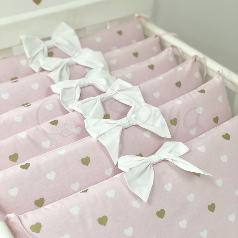 Дитяча постіль Маленька Соня Happy Baby + простирадло рожевий, фото 1