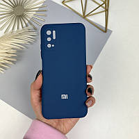 Силиконовый чехол для Xiaomi Poco M3 Pro Navy blue (20)