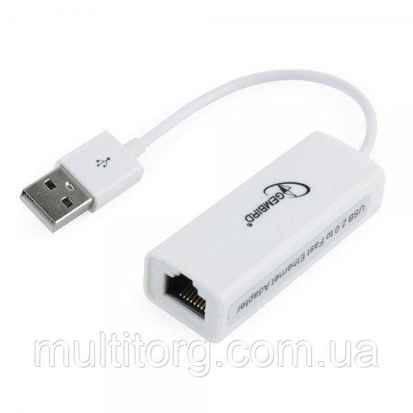 Адаптер Gembird NIC-U2-02, з  USB на Fast Ethernet