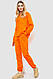 Спорт костюм жіночий двонитка, колір помаранчевий, 244R009, фото 3