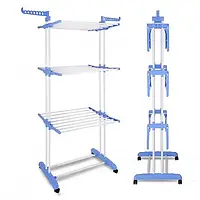 Сушилка для белья Garment Rack With Wheels 3 яруса сушилка напольная 468