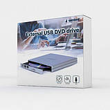 Зовнiшній DVD Gembird DVD-USB-02-SV,  USB2.0, фото 5