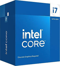 Intel Центральний процесор Core i7-14700F 20C/28T 2.1GHz 33Mb LGA1700 65W w/o graphics Box