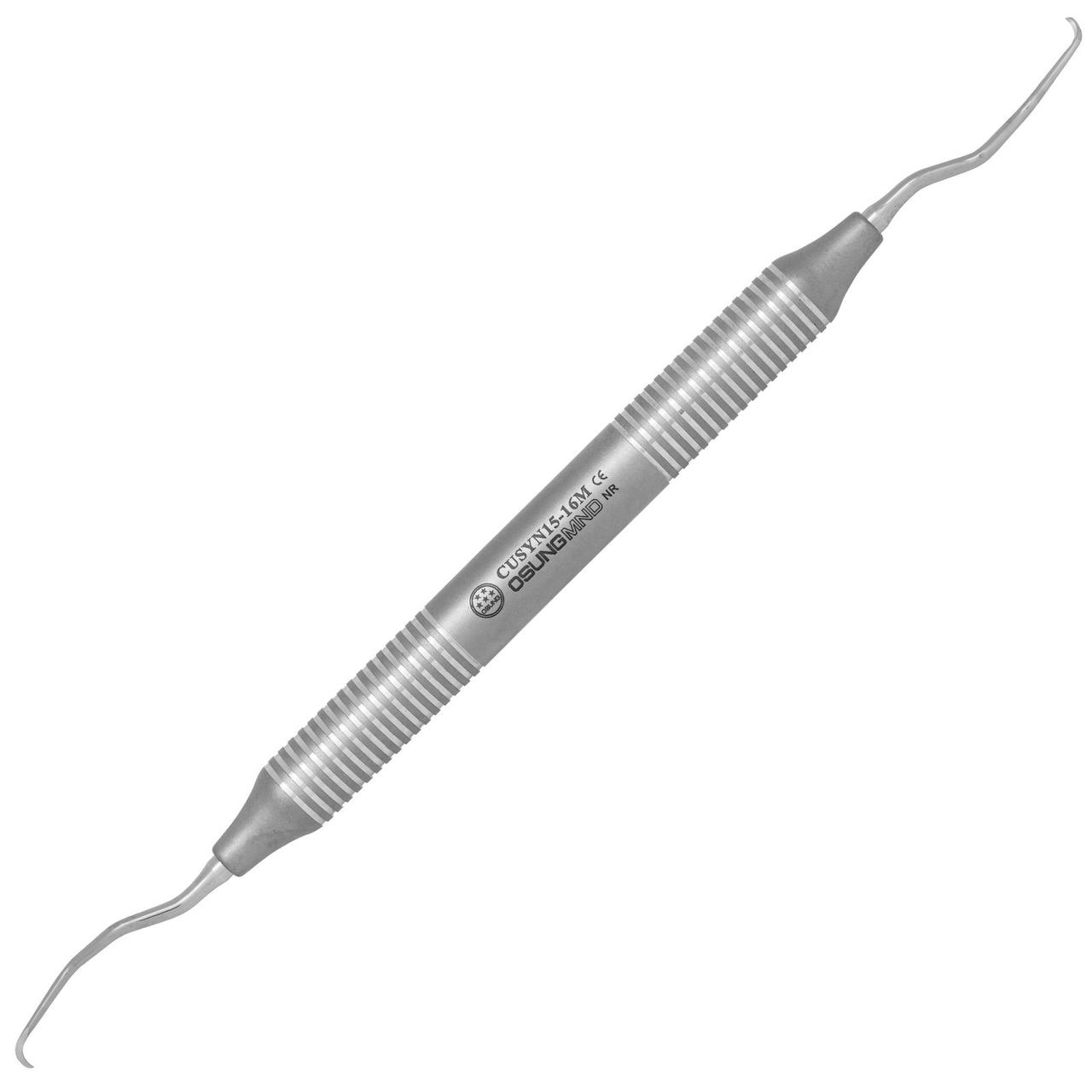 Кюрета Universal SYN MINI 15-16, для вузькизх і глибоких кишень, металева ручка, двостороння.