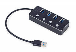 Хаб Gembird UHB-U3P4P-01 на 4 порти USB 3.0