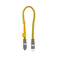 Кабель Rolling Square inCharge XL Summit Yellow - 30 см / USB-C/Lightning 6 в 1 100Wt