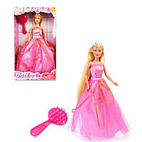 Лялька Defa Lucy Модниця в довгій сукні, іграшкова лялька з гребінцем, іграшка для дівчаток (HB8292)