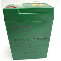 Аккумулятор RAGGIE (гелиевый) 6v 6ah (680g) Green 657