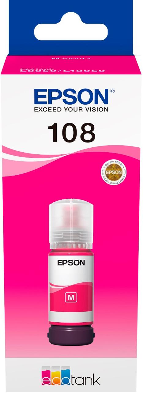 Epson Контейнер з чорнилом 108 EcoTank L8050/L18050 magenta