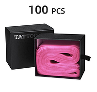 Защита барьерная клипкорда тату 5.*80 см 100 шт розовая