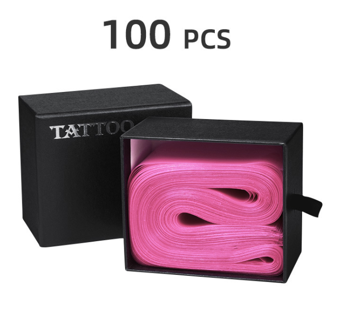 Захист бар'єрна кліпкорда тату 100 шт. рожева, фото 1