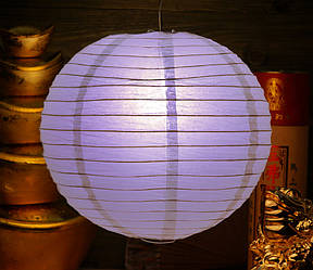 Ліхтар паперовий ШАР Бузковий