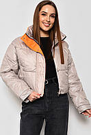 Куртка женская демисезонная бежевого цвета 174330S