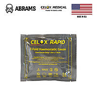 Кровоспинний гемостатичний бинт March Celox Rapid Mil Hemostatic Z-Fold Gauze