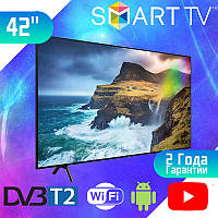 Телевизор 42 дюйма Smart tv Телевизор Samsung Телевизор Самсунг Плазма Телевизор wi-fi Android T2 Вай фай 859