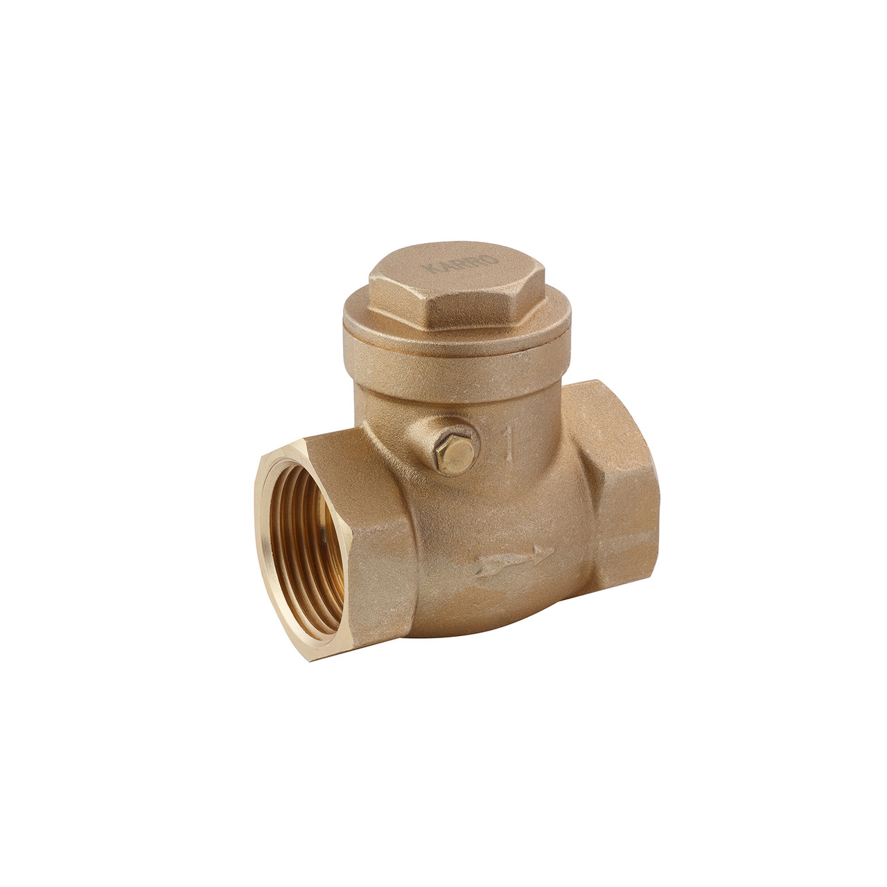 Пелюстковий клапан Karro 1" ВВ латунний KR-107