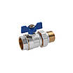 Кран-американка кульовий прямий Valves 3/4" PN30, фото 3